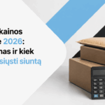 Kurjerių kainos Lietuvoje 2026: palyginimas ir kiek kainuoja siųsti siuntą